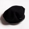 Čierna vlnená baretka Monty Wool Beret galéria