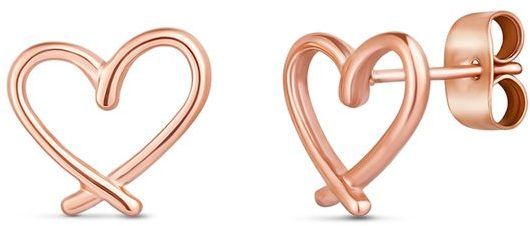 VUCH Náušnice Emery Rose Gold