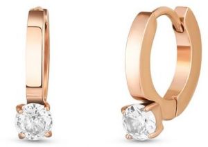 VUCH Náušnice Manilla Rose Gold