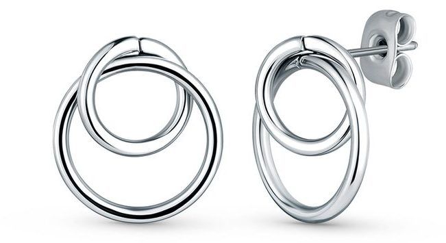 VUCH Náušnice Kista Silver