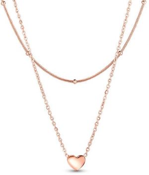 VUCH Náhrdelník Detis Rose Gold