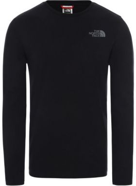 The North Face L/S EASY TEE DEEP M Pánske tričko, čierna, veľkosť