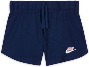 Nike SPORTSWEAR Dievčenské kraťasy, tmavo modrá, veľkosť