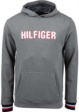 Tommy Hilfiger OH HOODIE LS HWK Pánska mikina, sivá, veľkosť