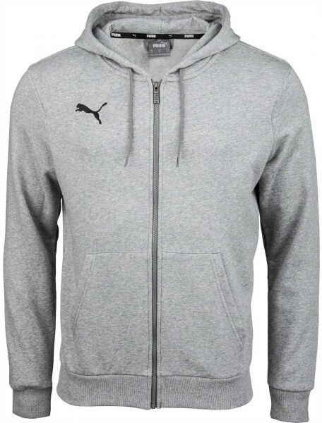 Puma TEAMGOAL 23 CASUALS HOODED JACKET Pánska športová mikina, sivá, veľkosť