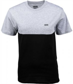 Vans COLORBLOCK TEE Pánske tričko, čierna, veľkosť