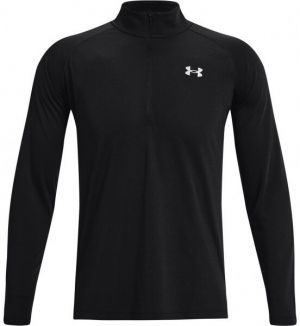 Under Armour STREAKER HALF ZIP Pánske tričko s dlhým rukávom, čierna, veľkosť