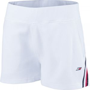 Tommy Hilfiger DOUBLE PIQUE REGULAR SHORT Dámske športové šortky, biela, veľkosť