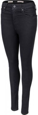 Levi's® MILE HIGH SUPER SKINNY BLACK G Dámske nohavice, čierna, veľkosť 27x30