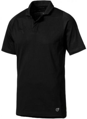 Puma FINAL CASUALS POLO Pánske polo tričko, čierna, veľkosť