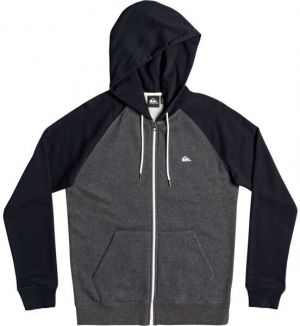 Quiksilver EVERYDAY ZIP Pánska mikina, tmavo sivá, veľkosť