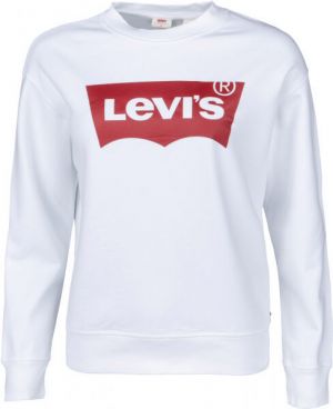 Levi's® GRAPHIC STANDARD CREW Dámska mikina, biela, veľkosť