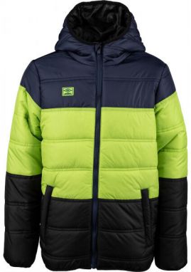 Umbro IMOD Detská prešívaná bunda, reflexný neón, veľkosť