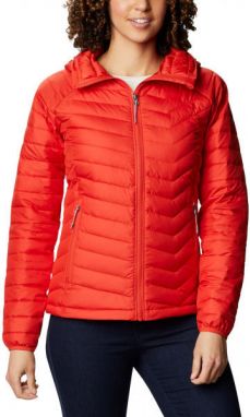 Columbia POWDER LITE HOODED JACKET Dámska zimná bunda, červená, veľkosť