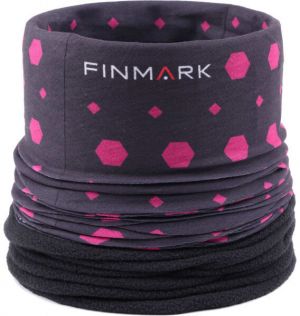 Finmark FSW-129 Detská multifunkčná šatka, čierna, veľkosť UNI