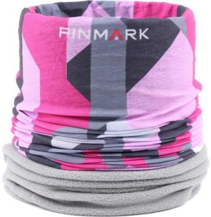 Finmark FSW-123 Multifunkčná šatka, ružová, veľkosť UNI
