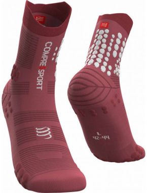Compressport RACE V3.0 TRAIL Bežecké ponožky, ružová, veľkosť T2