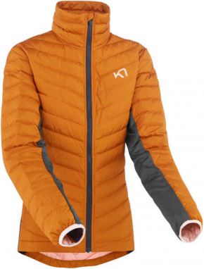KARI TRAA EVA DOWN JACKET Dámska páperová izolačná bunda, oranžová, veľkosť S