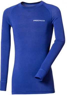 PROGRESS DT E NDRD Detské tričko s dlhým rukávom, tmavo modrá, veľkosť