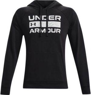 Under Armour RIVAL FLC SIGNATURE HD Pánska mikina, čierna, veľkosť