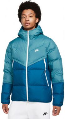 Nike NSW SF WINDRUNNER HD JKT M Pánska zateplená bunda, tyrkysová, veľkosť