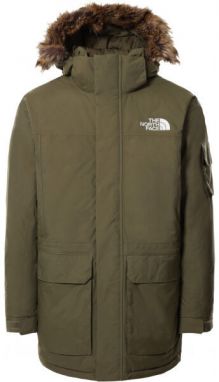 The North Face M RECYCLED MCMURDO Pánska zimná bunda, khaki, veľkosť