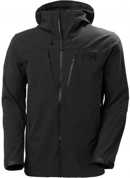 Helly Hansen ODIN MOUNTAIN SOFTSHELL JACKET Pánska softshellová bunda, čierna, veľkosť XXL