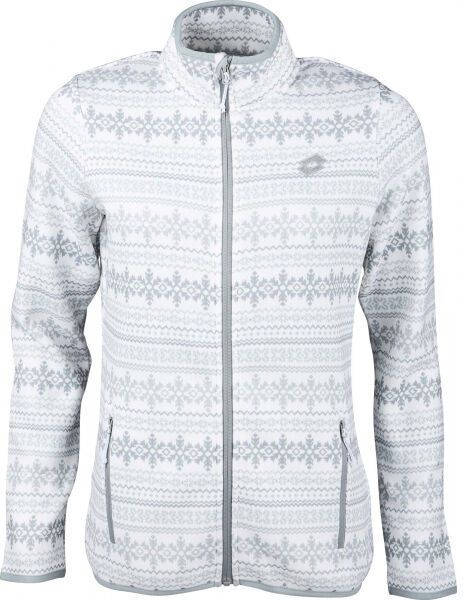 Lotto LIA Dámska mikina so vzhľadom svetra, sivá, veľkosť