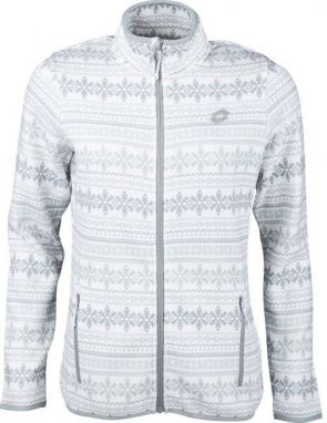 Lotto LIA Dámska mikina so vzhľadom svetra, sivá, veľkosť