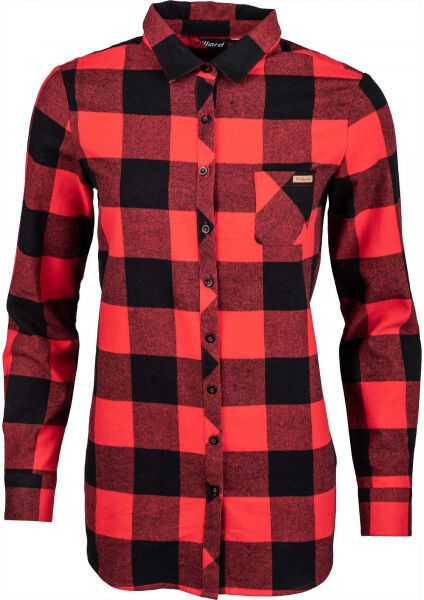 Willard SUN Dámska flanelová košeľa, červená, veľkosť