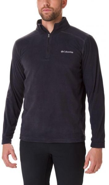 Columbia KLAMATH RANGE II HALF ZIP Pánska outdoorová mikina, čierna, veľkosť XXL