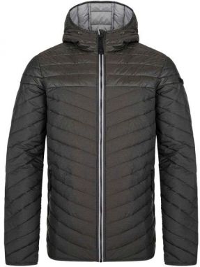 LOAP JEVEN Pánska prešívaná bunda, tmavo zelená, veľkosť