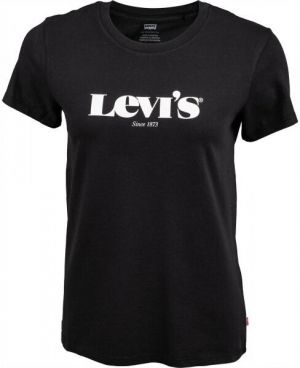 Levi's® THE PERFECT TEE Dámske tričko, čierna, veľkosť