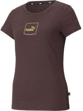 Puma HOLIDAY TEE Dámske tričko, vínová, veľkosť