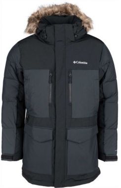 Columbia MARQUAM PEAK FUSION PARKA Pánska bunda, čierna, veľkosť