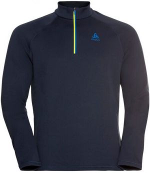 Odlo MIDLAYER 1/2 ZIP BESSO Pánska mikina, tmavo modrá, veľkosť