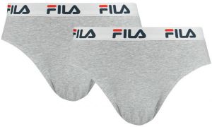 Fila MAN BRIEF 2-PACK Pánske slipy, sivá, veľkosť