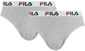 Fila MAN BRIEF 2-PACK Pánske slipy, sivá, veľkosť XXL