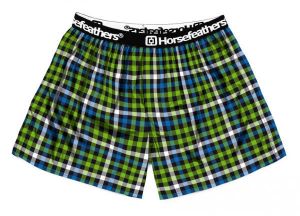 Horsefeathers CLAY BOXER SHORTS Pánske boxerky, zelená, veľkosť