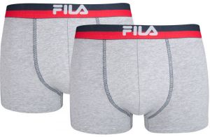 Fila MAN BOXERS 2 PACK Pánske boxerky, sivá, veľkosť