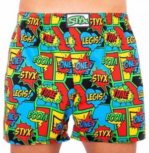 Styx MEN'S BOXERS SHORTS CLASSIC RUBBER Pánske trenírky, mix, veľkosť