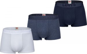 Levi's® MEN BACK IN SESSION TRUNK 3P Pánske boxerky, tmavo modrá, veľkosť