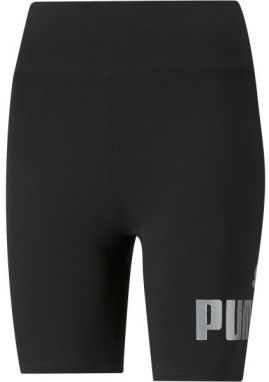 Puma ESS+ METALLIC 7 SHORT LEGGINGS Dámske legíny, čierna, veľkosť