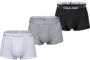 Calvin Klein TRUNK 3PK Pánske boxerky, sivá, veľkosť