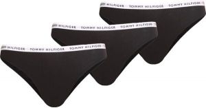 Tommy Hilfiger 3P BIKINI Dámske nohavičky, čierna, veľkosť