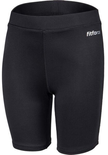 Fitforce SALLA Dievčenské fitness šortky, čierna, veľkosť 140-146