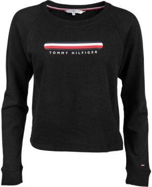 Tommy Hilfiger TRACK TOP Dámska mikina, čierna, veľkosť
