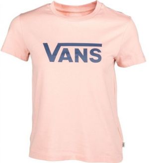 Vans WM DROP V SS CREW-B Dámske tričko, ružová, veľkosť