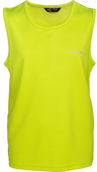 Lewro TINITO Chlapčenské športové tielko, reflexný neón, veľkosť 128-134