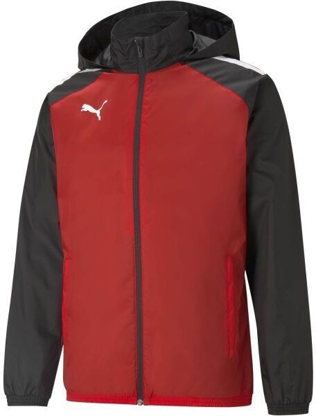 Puma TEAMLIGA ALL WEATHER JACKET Pánska bunda, červená, veľkosť XXL